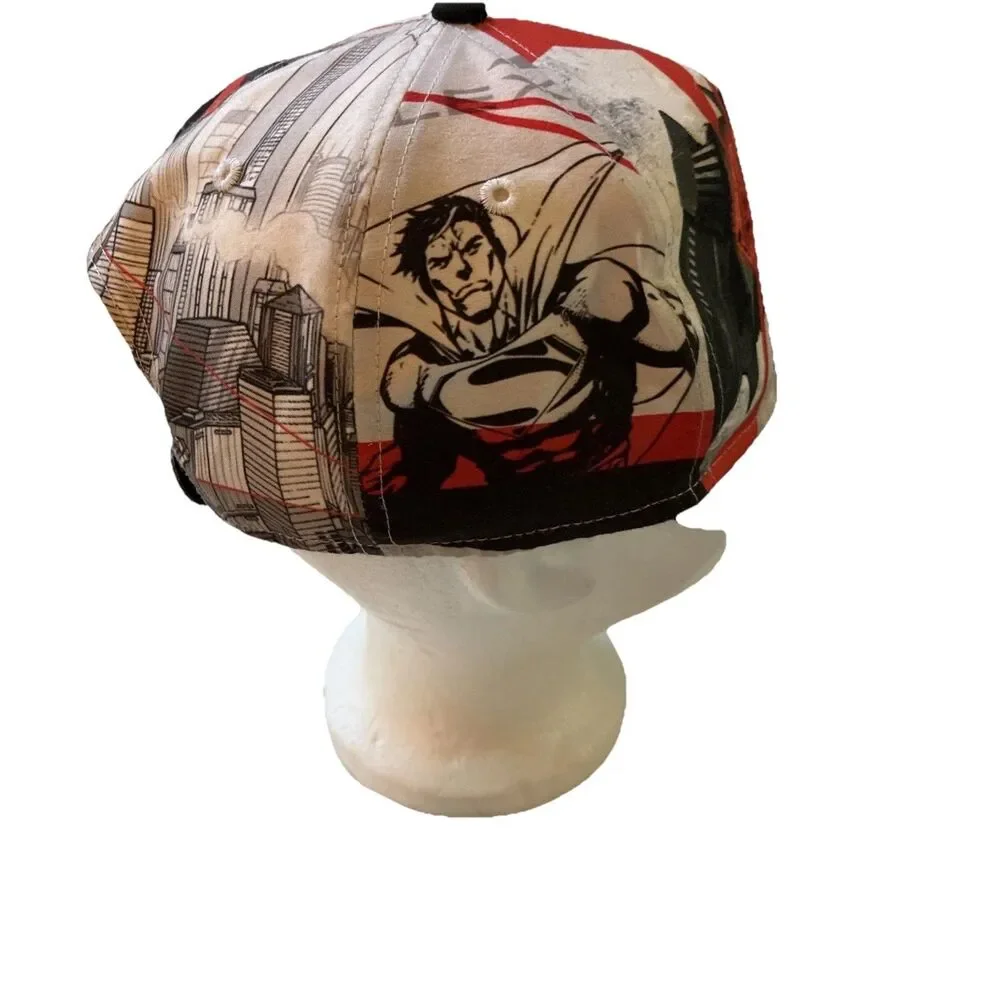 Youth Batman Vs Superman Dawn Of Justice SnapBack Hat VTG Cap Dc Comic OSFM